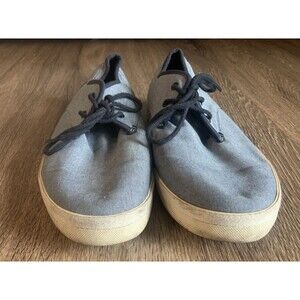 Original Penguin By Munsingwear Men's Sz. 12 Canvas Blue Denim Low Top Shoes